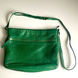 Kate Spade cobble hill Ellie forest green bag
